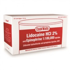 Cook Waite Lidocaine 2% and Epinephrine 1:100,000 Injection
